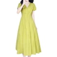 thumbnail image 1 of Vestido de verano para mujer con mangas cortas/largas, cuello en V cruzado, vestidos de manga corta para mujer, vestido infinito, vestido corto para mujer, vestidos de graduación para mujer, 1 of 5
