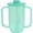 Green, variant on NUTEDOM Adult Sippy Cup with Straw Handles for Elderly and Maternity