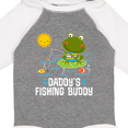 thumbnail image 4 of Inktastic Daddys Fishing Buddy Cute Frog Boys or Girls Long Sleeve Baby Bodysuit, 4 of 5