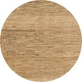 thumbnail image 1 of Ahgly Company Machine Washable Indoor Round Abstract Chocolate Brown Area Rugs, 6' Round, 1 of 1