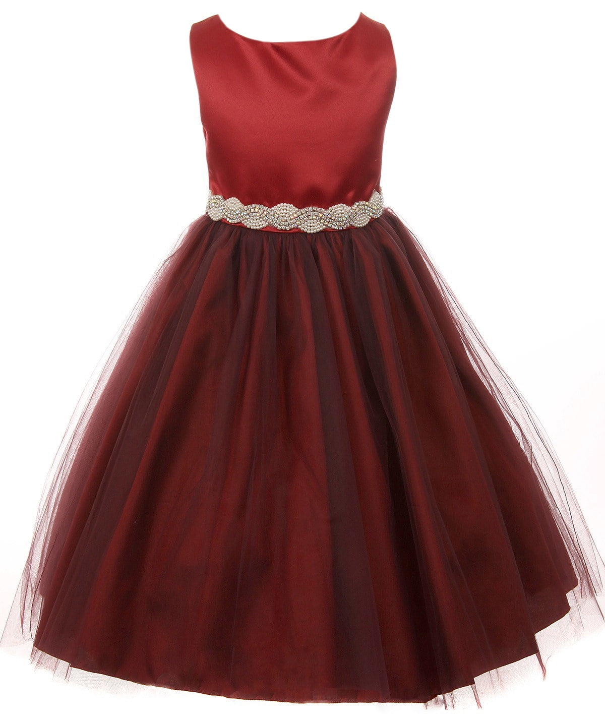 maroon little girl dress