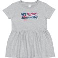 thumbnail image 3 of Inktastic My First Memorial Day Grunge with Fireworks Girls Baby Dress, 3 of 5