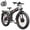 GS26Pro-Dual Motor 3000W 48V 23Ah, variant on GugoIs 20" * 4.0 Electric Bike for Adults, 1000W Peak Electric Mountain Bike, 48V 15.6Ah Battery Fat Tire Ebike, Full Suspension, USB-A, off-road , UL2849