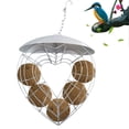 thumbnail image 1 of Outdoor Hanging Bird Feeder Heart-Shaped Washable Bracket, 1 of 9
