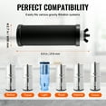 thumbnail image 6 of VEVOR Water Filters Replacement, Purification Elements, Activated Carbon Replacement Filters, Easy to Replace Water Filter, Gravity Water Filter System, Compatible with Most Brands, Pack of 2, Black, 6 of 9