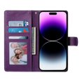 thumbnail image 4 of Funda para FOXDOCK iPhone 14 Plus – Cuero Premium, 3 ranuras para tarjetas, Protección contra impactos, 4 of 5