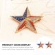 thumbnail image 4 of 2 piezas broches de bandera americana moda estrella solapas pines insignias decoraciones de vestuario, 4 of 5