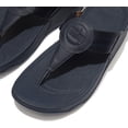thumbnail image 2 of FitFlop Walkstar Midnight Navy Slip On Open Toe Stretchy Flat Slides Sandals (Midnight Navy, 7), 2 of 4