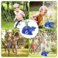 thumbnail image 4 of Rociador De Agua De Ballena Para Niños Rociador De Ballena Giratorio Juguetes De Agua De Jardín Al Aire Libre Para Fiesta En La Piscina De Césped Eigraketly FN006014-00, 4 of 6