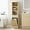 Natural-tall, variant on Natural Tilt Out Laundry Hamper Cabinet Hidden Laundry Hamper Cabinet with Drawers and Baskets for Bathroom Hamper with Storage for Kitchen Bedroom，16x16x30in