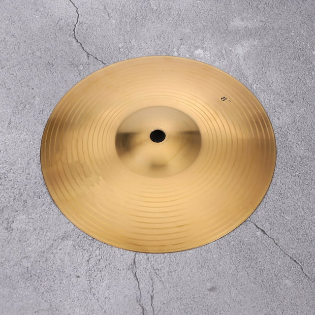 IRIN Accessoire d'Instrument de Musique en Laiton Durable 8 Po Cymbal pour Ensemble de Tambours