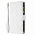 thumbnail image 6 of Wallet with [RFID Blocking] [9 Card Slots ] Zipper Pocket iPhone 11 Premium Soft PU Leather Magnetic Flip Folio with Wrist Strap Kickstand Protective Cover for iPhone 11,
White, 6 of 7