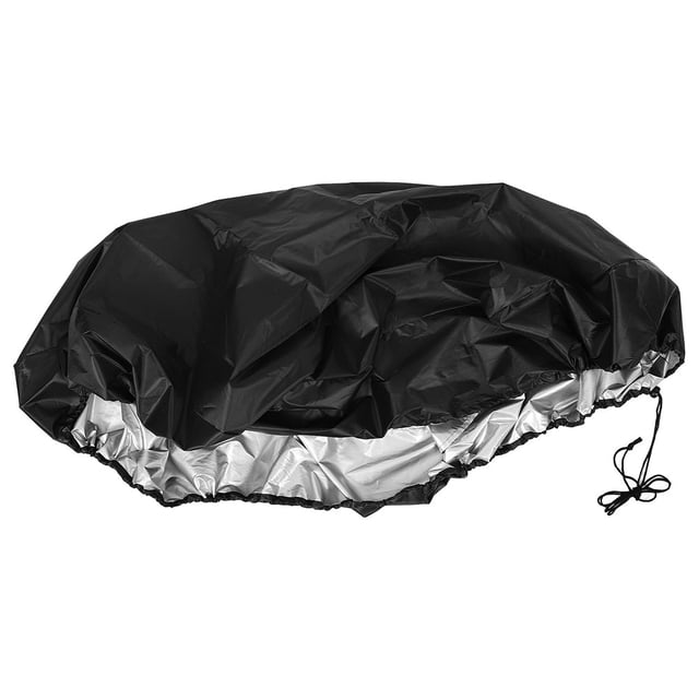 unbranded Cubre Piscina Inflable Negro Reutilizable Con Aislamiento Térmico Y Protección Suciedad