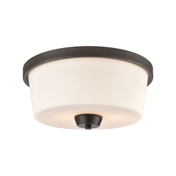 CN310231-Thomas Lighting-2 Light Flush Mount-Oil Rubbed Bronze Finish