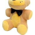 thumbnail image 3 of STEZYO FNAF Toy Freddy Plushie Fazbear 7.86IN Toys Five Night at Freddy Golden Bear Nightmare Freddy Plush FNAF Plush Kid's Toy Stuffed Animal (Golden Black Hat), 3 of 6