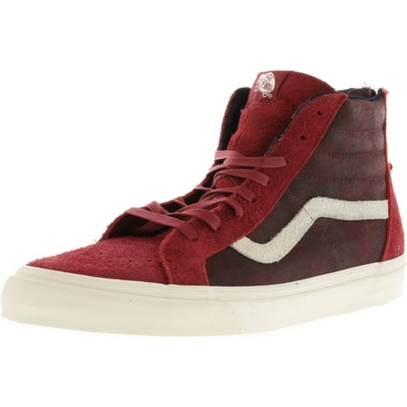 Vans - Vans Men's Sk8-Hi Zip Dx Varsity Red High-Top Skateboarding Shoe