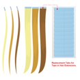thumbnail image 4 of 180 Pcs de Bandes d'Extension de Cheveux Double Face pour Remplacement, 4 x 0.8 cm, 4 of 8