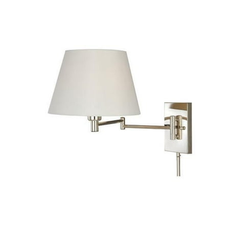 

Chapeau Smart Lighting Swing Arm Wall Light - Satin Nickel