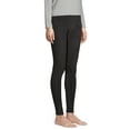 thumbnail image 5 of ClimateRight by Cuddl Duds Stretch Fleece Women's Natural Rise Base Layer Legging, Sizes XS to 4X, 5 of 7