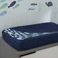 thumbnail image 3 of Lambs & Ivy Oceania Changing Pad Cover - Blue, Aquatic, Animals, 3 of 3