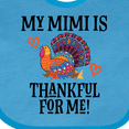 thumbnail image 4 of Inktastic Thanksgiving Mimi Thankful for Me Turkey Boys or Girls Baby Bib, 4 of 4