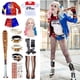 thumbnail image 2 of Disfraz de Harleen Quinzel del Escuadrón Suicida, conjunto de ropa de aves rapaces para el Día del Niño, ropa de fiesta de fantasía para niños y adultos, Joker, 2 of 5