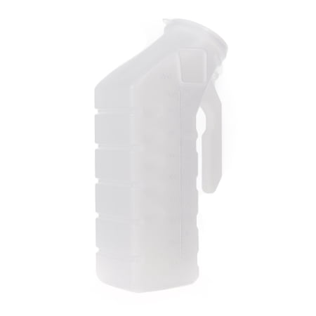 Male Urinal McKesson  32 oz. / 1000 mL With Cover Single Patient Use Pack of