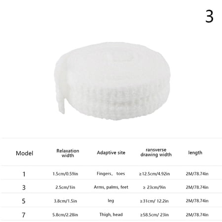 2M/Roll Elastic Net Wound Dressing Bandage Stretchable Medical Nursing Emergency Aid Gauze for Head Elbow Ankle Knee Injuries