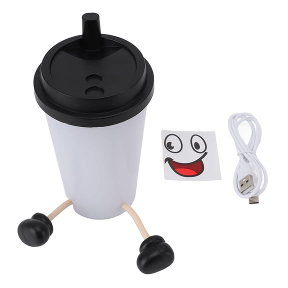 Suodoka Cup‑Shaped Rechargeable LED Night Lamp, 3‑Color Touch‑Control, Stepless Dimming, Cute Water‑Cup Design for Bedroom & Gifts