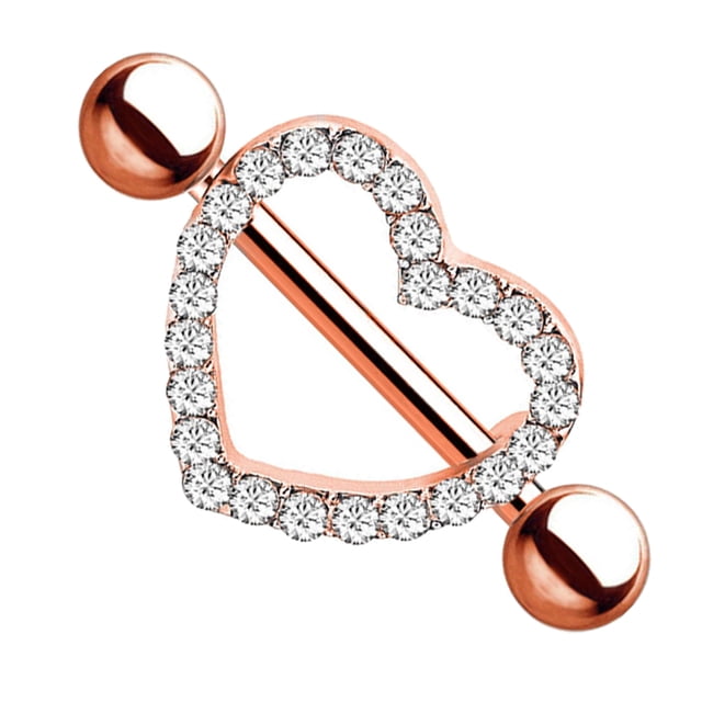 Minnieouse Anillo para pezones, encantador adorno de Metal para el pecho, decoración de cuerpos, Piercings creativos para los senos, elegante para Ropa, zapatos y accesorios Miscelánea Tipo 11 Minnieouse AP009719-11
