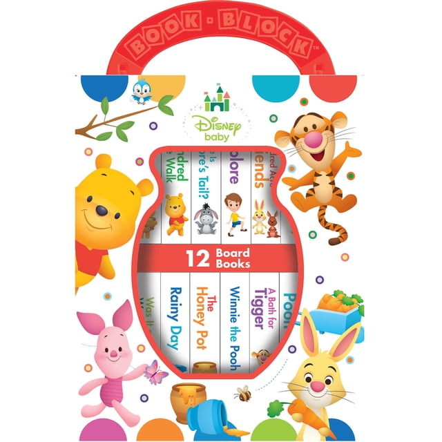 Juego de 12 libros de cartón Winnie the Pooh – PI Kids