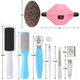 thumbnail image 1 of Kit de pedicura profesional 10 en 1, conjunto de herramientas para el cuidado de la piel de los pies, exfoliante, previene la piel muerta LingWen 1327534159950, 1 of 1
