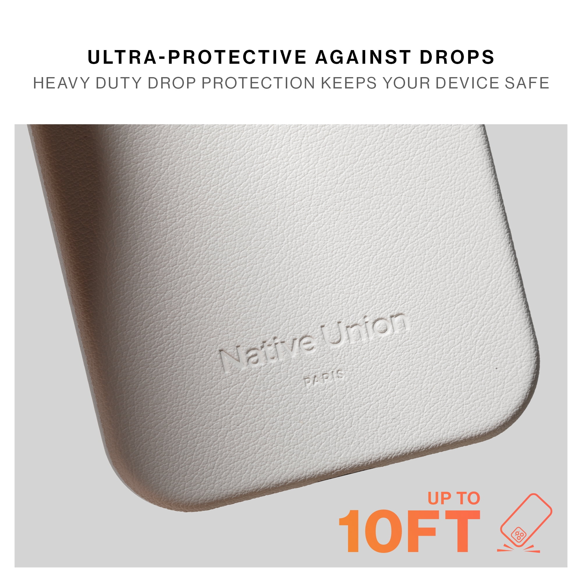 Native Union Active Case – 10ft Drop Protection –Compatible with iPhone 16 Pro Max (Sandstone)