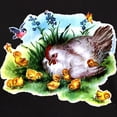 thumbnail image 3 of CafePress - Mother Hen Yellow Chicks Dark T Shirt - Men's Classic Graphic Cotton T-Shirt, 3 of 4