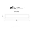 thumbnail image 2 of RainBlade RV1042 RV Window RainBlade Deflector and Sun Visor - Fits 38" to 43" Wide Window, Smoke, 2 of 3