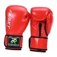 thumbnail image 2 of funtasica Boxing Gloves Boxing Equipment Kickboxing Gloves Punching Gloves Sparring Gloves for Sparring Karate Sanda, Workout Taekwondo red 10OZ, 2 of 8