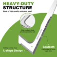 thumbnail image 3 of Deshierbador para Grietas WORKPRO 30 cm Acero Inoxidable, 3 of 7