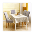 thumbnail image 3 of 2Pcs Chair Covers for Dining Chairs, with Elastic Velvet Dining Chair Covers Chair Slipcovers for Kitchen,Light Grey, 3 of 7