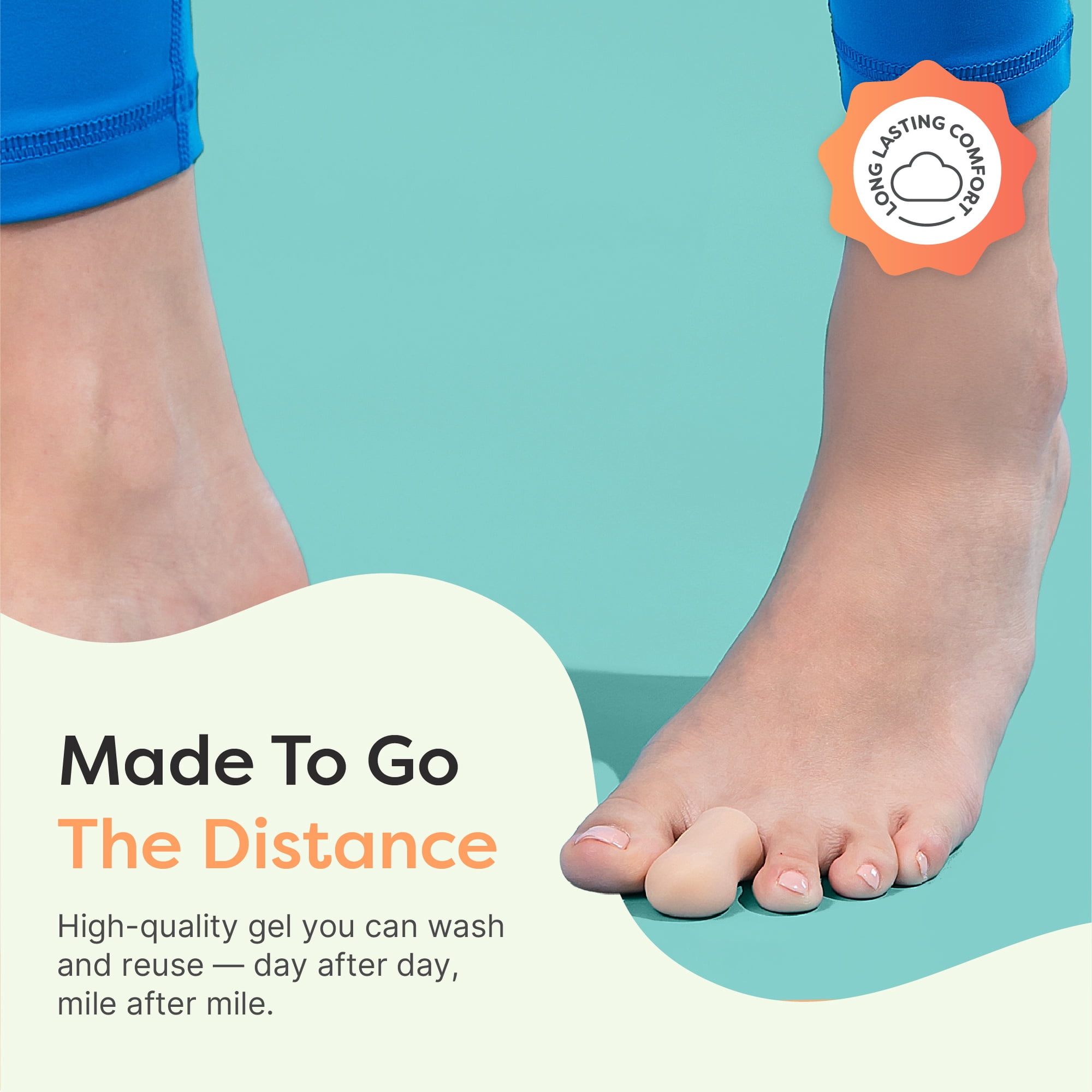 Zentoes Small Beige Toe Caps, 3 Count, Beige - Toe Protection and Comfort