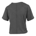 thumbnail image 3 of Women's Pressbox  Black Purdue Boilermakers Vintage Waist Length Script Over Logo T-Shirt, 3 of 3