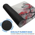 thumbnail image 6 of Rectangle Ink Painting Cherry Blossom Scenery Mouse Mat, Japanese Cherry Blossom Large Non-Slip Rubber Gaming Mouse Pad with Stitched Edges, Office Mouse Pad for Women Men Kids, 31.5x11.8in, 6 of 7