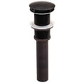 thumbnail image 4 of Novatto PUD-ORB Solid Brass Bathroom Vessel Sink Pop-Up Drain, Oil-Rubbed Bronze, 4 of 10