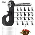 40Pcs QHangers Screw Hooks For Christmas Patio String Light Outdoor