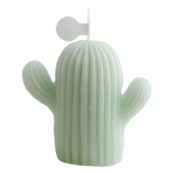 1PC Cactus Scented Candle Candles And Candle Holders Decorative Candles For Meditation Room Green