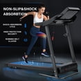 thumbnail image 6 of OBENSKY 2.5 HP Folding Treadmill with Incline for Home, Foldable Treadmill with 265 lbs, 6 of 8
