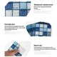 thumbnail image 5 of Muyoka 20 pegatinas de cerámica para azulejos, bricolaje, impermeables, autoadhesivas, pegatinas de pared, estilo mosaico, para el hogar, sala de estar, baño, cocina, decoración (3 patrones) Muyoka Hogar, 5 of 7
