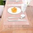 thumbnail image 5 of YFYANG Washable Heat-Resistant Placemats, 70% PVC/30% Polyester, Pastel Leaf Pattern Kitchen Table Mat, 12" x 18" 4 Piece, 5 of 6