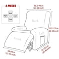 thumbnail image 6 of Chair Cover Washable Rhombic Recliner Sofa Cover Armchair Slipcover Lazy Boy Relax Elastic Couche Protect Cover, 6 of 7