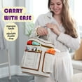 thumbnail image 5 of Craftbud Crochet Bag Yarn Organizer, Durable Knitting Bag For Crocheting Organizer Accessories, Warm Gray, 5 of 6