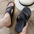 thumbnail image 5 of Super soft high-end slippers for men thick-soled outdoor deodorant summer bathroom non-slip home slippers, 5 of 6